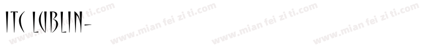 itc lublin字体转换